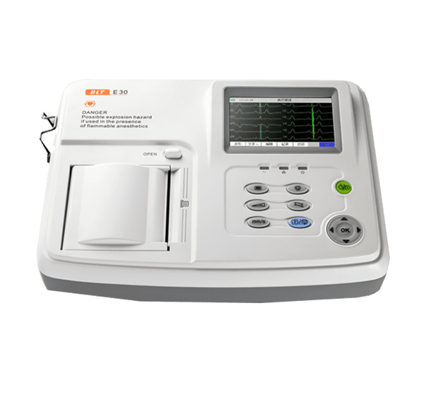 E30 Three Channel Electrocardiograph machine.