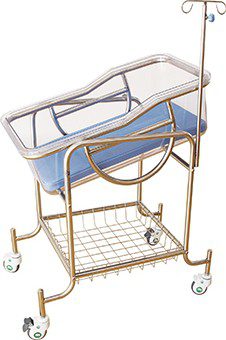 Stainless steel baby bed