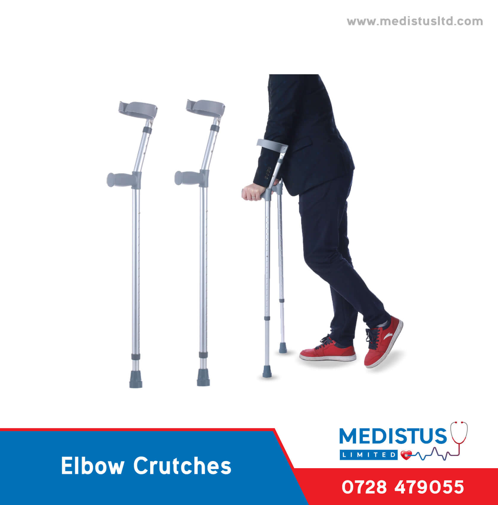 Elbow crutches