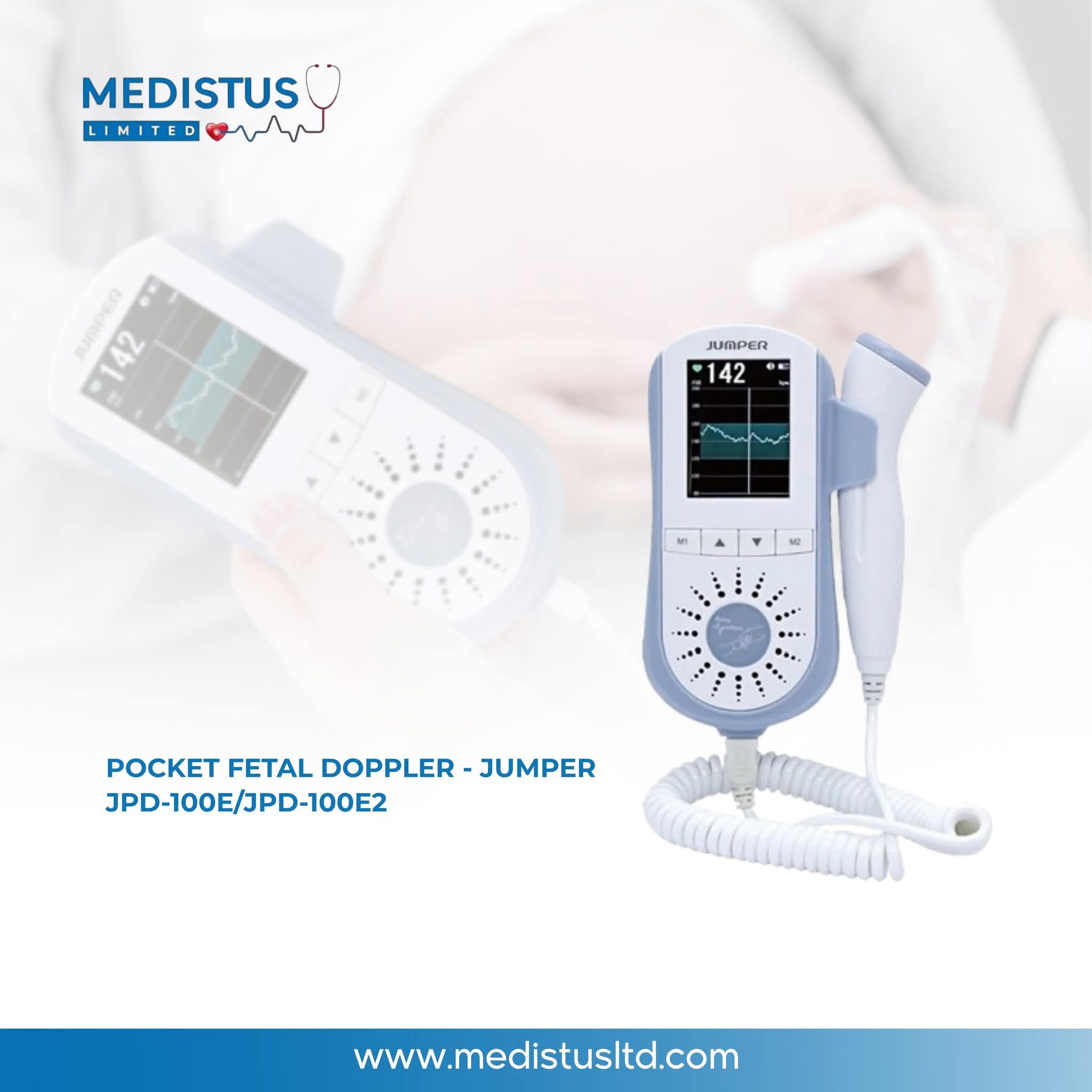 Jumper Pocket Fetal Doppler (Models JPD-100E / JPD-100E2